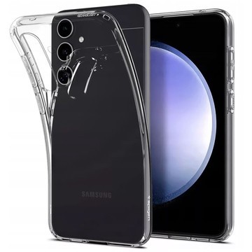 Etui do Samsung Galaxy S23 FE Spigen Liquid Case obudowa przezroczyste plecki Crystal Clear + Szkło