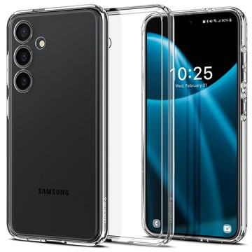 Etui do Samsung Galaxy S24 Spigen Ultra Hybrid Case obudowa plecki przezroczyste Crystal Clear + Szkło