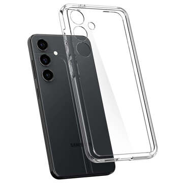 Etui do Samsung Galaxy S24 Spigen Ultra Hybrid Case obudowa plecki przezroczyste Crystal Clear + Szkło