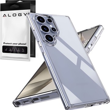 Etui do Samsung Galaxy S24 Ultra obudowa plecki futerał Hybrid Clear Case Alogy Przezroczyste