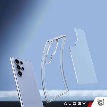 Etui do Samsung Galaxy S24 Ultra obudowa plecki futerał Hybrid Clear Case Alogy Przezroczyste