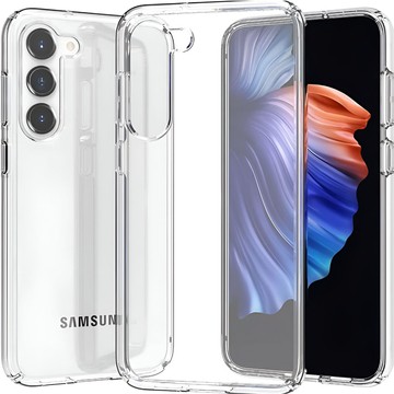 Etui do Samsung Galaxy S24 obudowa plecki futerał Hybrid Clear Case Alogy Przezroczyste + Szkło