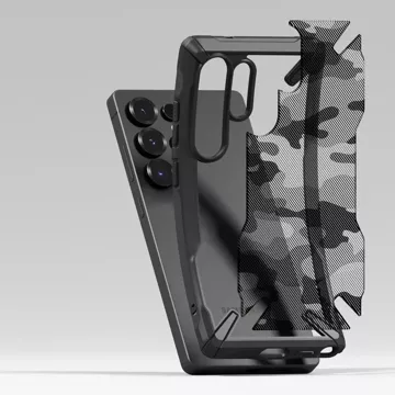 Etui do Samsung Galaxy S25 Ultra Ringke Fusion X Camo Black