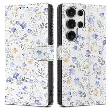 Etui do Samsung Galaxy S25 Ultra Tech-Protect Wallet Spring Flowers