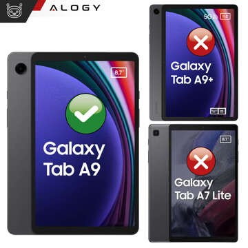 Etui do Samsung Galaxy Tab A9 2023 8.7" X110 / X115 dla dzieci obudowa na tablet Alogy Kids Case Różowe