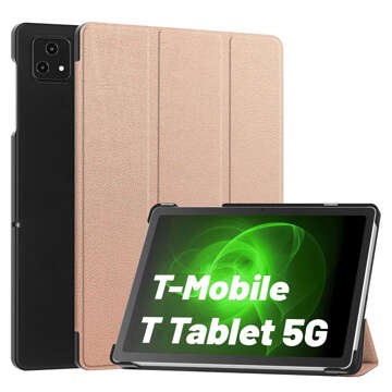 Etui do T-Mobile T Tablet 5G 10.36" obudowa na tablet Alogy Book Cover Case Rose Gold