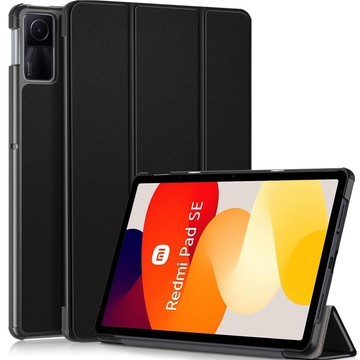 Etui do Xiaomi Redmi Pad SE 2023 11" Smart Case Cover z klapką obudowa futerał pokrowiec Alogy Czarne + Szkło