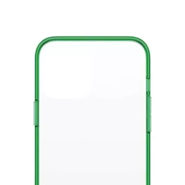 Etui do iPhone 13 Pro Max PanzerGlass ClearCaseColor Antibacterial Lime