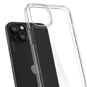 Etui do iPhone 15 Plus Spigen Ultra Hybrid Case obudowa plecki przezroczyste Crystal Clear + Szkło