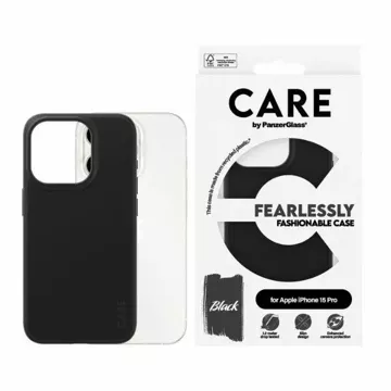 Etui do iPhone 15 Pro CARE by PanzerGlass Fearlessly Fashionable Black