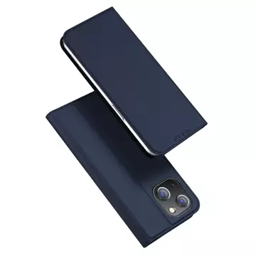 Etui do iPhone 15 pokrowiec z klapką i portfelem Dux Ducis Skin Pro - niebieskie