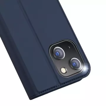 Etui do iPhone 15 pokrowiec z klapką i portfelem Dux Ducis Skin Pro - niebieskie