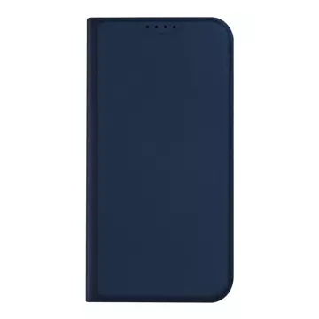 Etui do iPhone 15 pokrowiec z klapką i portfelem Dux Ducis Skin Pro - niebieskie