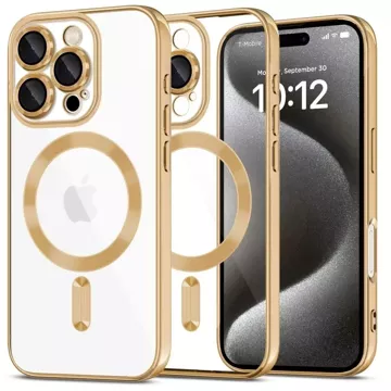 Etui do iPhone 16 Pro MagFlex MagSafe na telefon Shiny Gold