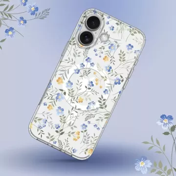 Etui do iPhone 16e Tech-Protect FlexAir MagSafe Spring Flowers