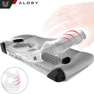 Etui do konsoli Asus Rog Ally Clear Case obudowa pokrowiec silikonowe nakładka Alogy przezroczyste