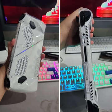 Etui do konsoli Asus Rog Ally Clear Case obudowa pokrowiec silikonowe nakładka Alogy przezroczyste