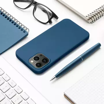 Etui futerał SILICONE do Apple iPhone 15 Plus niebieski