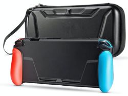 Etui futerał pokrowiec Alogy do konsoli Nintendo Switch/ Switch OLED Czarne