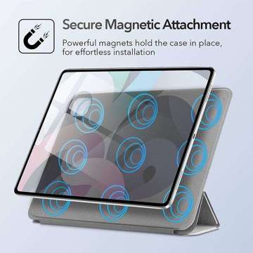 Etui magnetyczne ESR Rebound Pencil do Apple iPad Air 4 2020 Silver