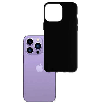 Etui matowe Odporne na telefon obudowa 3mk Matt Case do Apple iPhone 14 Pro Black