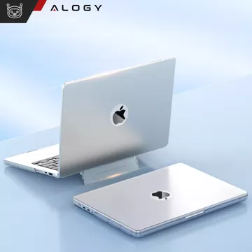 Etui matowe z podstawką Alogy ProStand™ obudowa do MacBook Air 13.3" (A1932/A2179/A2337) Przezroczyste