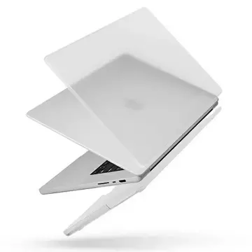 Etui na laptopa UNIQ Claro do MacBook Pro 16" (2021)) przezroczysty/dove matte clear