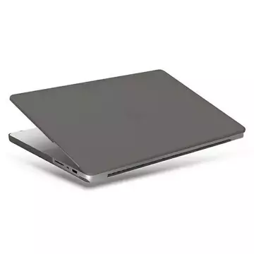 Etui na laptopa UNIQ Claro do MacBook Pro 16" (2021) przezroczysty szary/smoke matt grey
