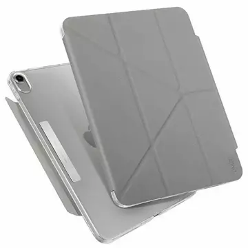 Etui na tablet UNIQ Camden do  iPad 10 gen. (2022) szary/grey fossil Antimicrobial