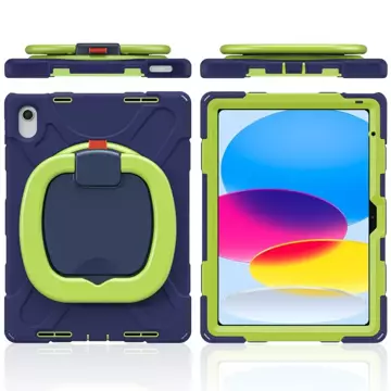 Etui na tablet X-Armor do Apple iPad 10.9 2022 NAVY/LIME