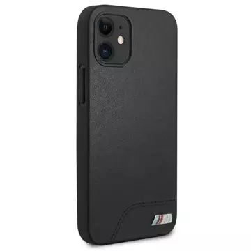 Etui na telefon BMW BMHCP12SMHOLBK do Apple iPhone 12 Mini 5,4" czarny/black hardcase M Collection Smooth PU