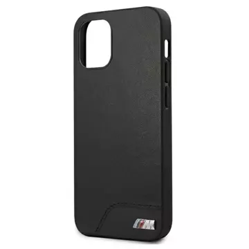 Etui na telefon BMW BMHCP12SMHOLBK do Apple iPhone 12 Mini 5,4" czarny/black hardcase M Collection Smooth PU