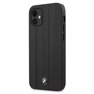 Etui na telefon BMW BMHCP12STTBK do Apple iPhone 12 Mini 5,4" czarny/black hardcase Signature Tire Marks