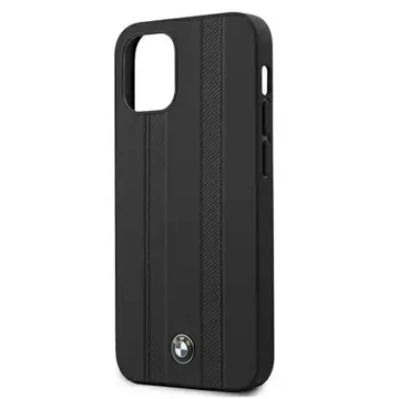 Etui na telefon BMW BMHCP12STTBK do Apple iPhone 12 Mini 5,4" czarny/black hardcase Signature Tire Marks