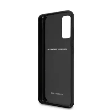 Etui na telefon Ferrari Hardcase do Samsung Galaxy S20 black/czarny Carbon Heritage