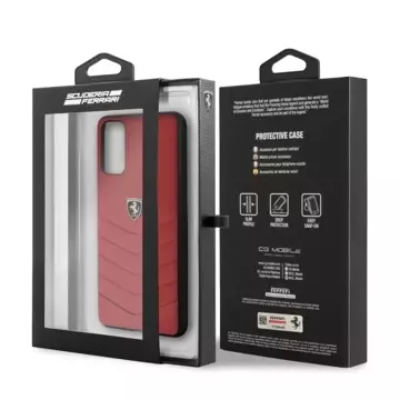 Etui na telefon Ferrari Hardcase do Samsung Galaxy S20 czerwony/red Heritage