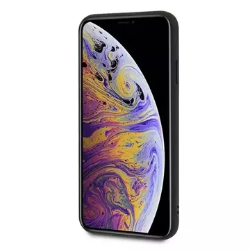 Etui na telefon Ferrari iPhone Xs Max black/czarny Off Track Victory