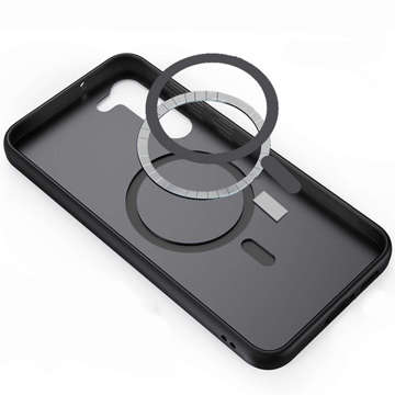 Etui na telefon MagMat Case do MagSafe do Samsung Galaxy S23+ Plus Matte Black