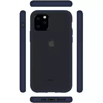 Etui na telefon Mercury Peach Garden do Apple iPhone 11 Pro Max niebieski/navy