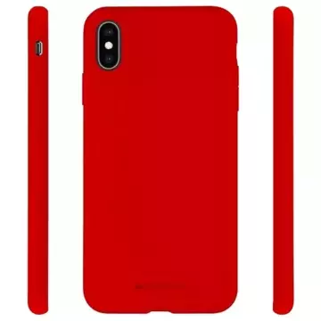 Etui na telefon Mercury Silicone do iPhone 12/12 Pro czerwony/red