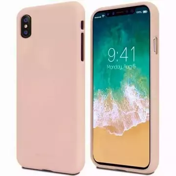 Etui na telefon Mercury Soft do iPhone 14 Pro różowo piaskowy/pink sand