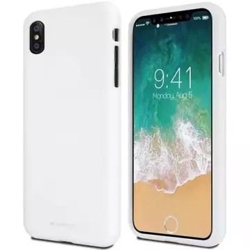 Etui na telefon Mercury Soft do iPhone Xs Max biały/white