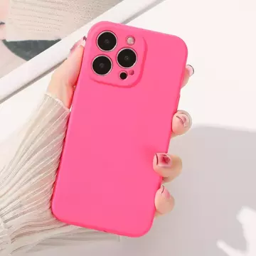 Etui na telefon Silicone Case do Samsung Galaxy A14/A14 5G silikonowy pokrowiec różowe