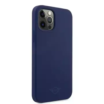 Etui na telefon Silicone Tone On Tone hardcase do iPhone 12/12 Pro granatowy/navy