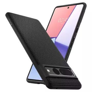 Etui na telefon Spigen Liquid Air do Google Pixel 7 Pro Matte Black