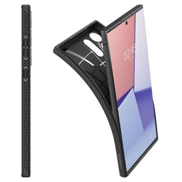 Etui na telefon Spigen Liquid Air obudowa ochronna do Samsung Galaxy S23 Ultra Matte Black