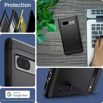 Etui na telefon Spigen Tough Armor do Google Pixel 7 Black