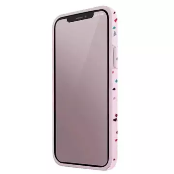 Etui na telefon UNIQ Coehl Terrazzo do iPhone 12 Pro Max 6,7" różowy/blush pink