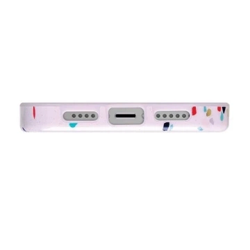 Etui na telefon UNIQ Coehl Terrazzo do iPhone 12 Pro Max 6,7" różowy/blush pink
