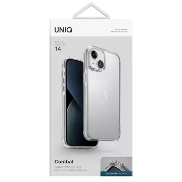 Etui na telefon UNIQ Combat do Apple iPhone 14 6,1" przeźroczysty/crystal